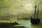 On the Esk Whitby by John Atkinson Grimshaw